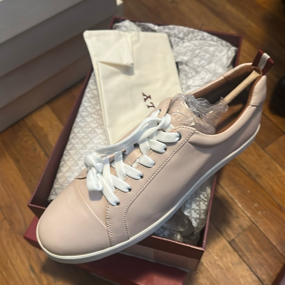 Bally’s sneakers & T Shirt brand new in box. With dust bag.